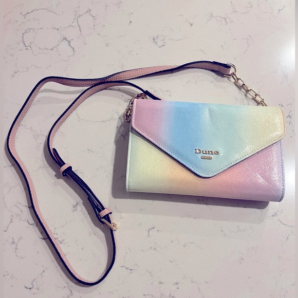 Dune London Multi-colour Pastel Clutch Handbag - Picture 1 of 5